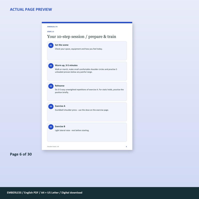 Home Workout Plan.pdf Shoulder Workout Plan for Women at Home: Dumbbell Technique, 10-step ...
