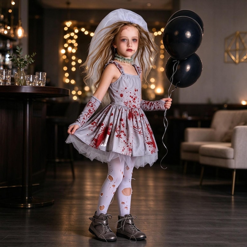 Scary Kids Costume Girls - Etsy UK
