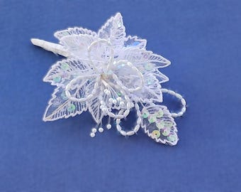 Vintage Beaded Floral Hairbun Cover Hair Accessory - Etsy Canada display picture 1