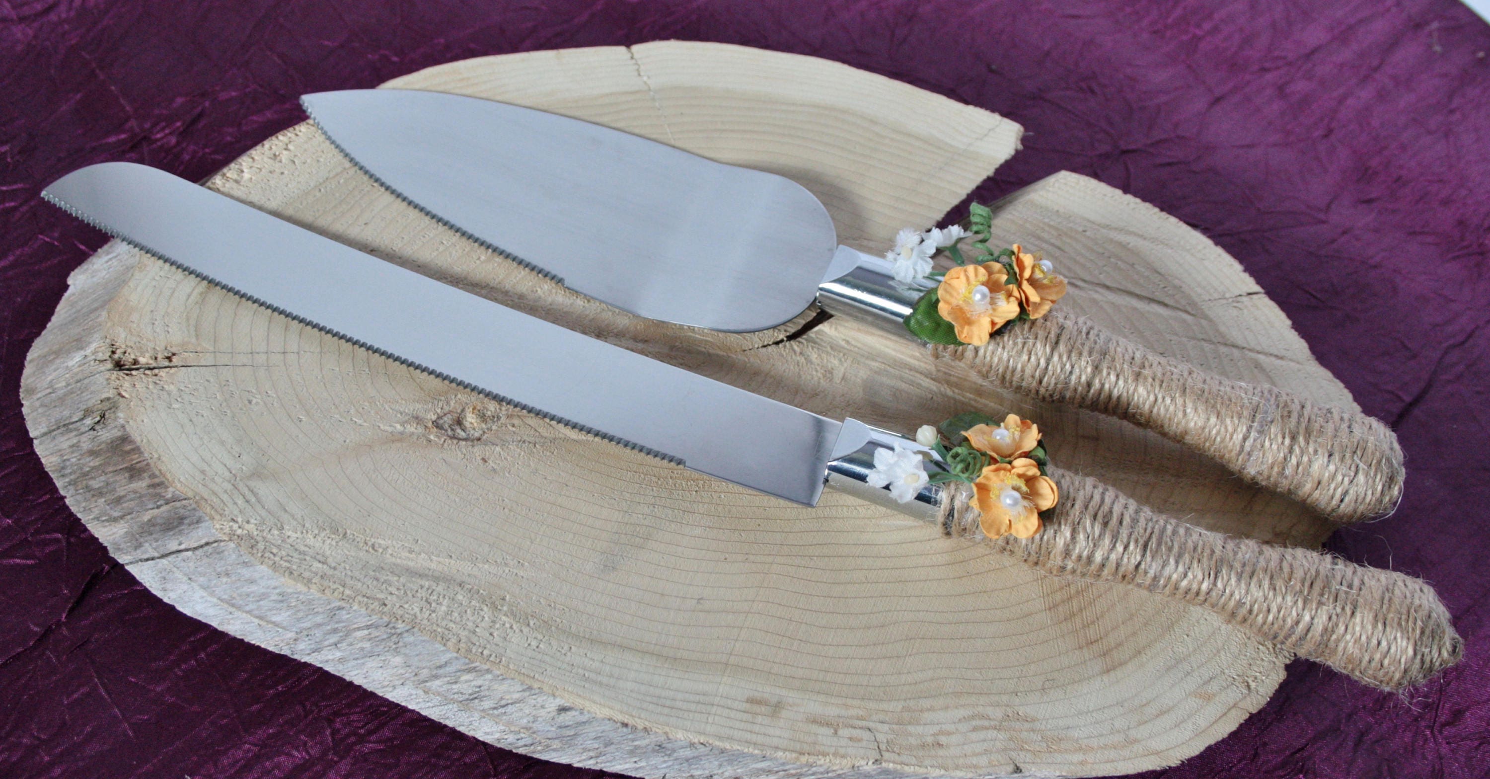 Rustic chic wedding cake cutter Wedding cake cutter Wedding Etsy