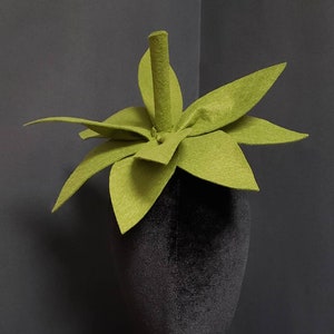 Sweet Green Leaves Strawberry Top Fascinator ~ Made to Order