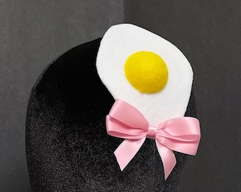 Adorable Little Sunny Side Up Egg Clip or Desk Decor ~ Made to Order