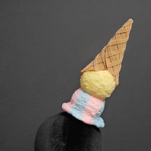 Umgedrehte Doppelschaufel Eis Fascinator oder Schreibtisch Dekor ~ 20+ Geschmacksrichtungen verfügbar! ~Made to Order