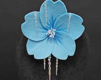 Frozen Cherry Blossom Fascinator ~ Made to Order