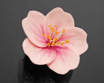 Giant Pink Cherry Blossom Fascinator or Desk Decor