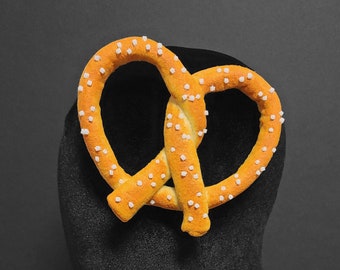 Large Soft Pretzel Fascinator Hat ~ Made to Order