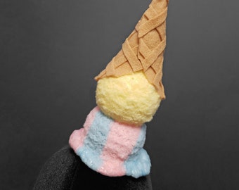 Upside Down Double Scoop Ice Cream Cone Fascinator or Desk Decor ~ 20+ Flavors Available! ~ Made to Order