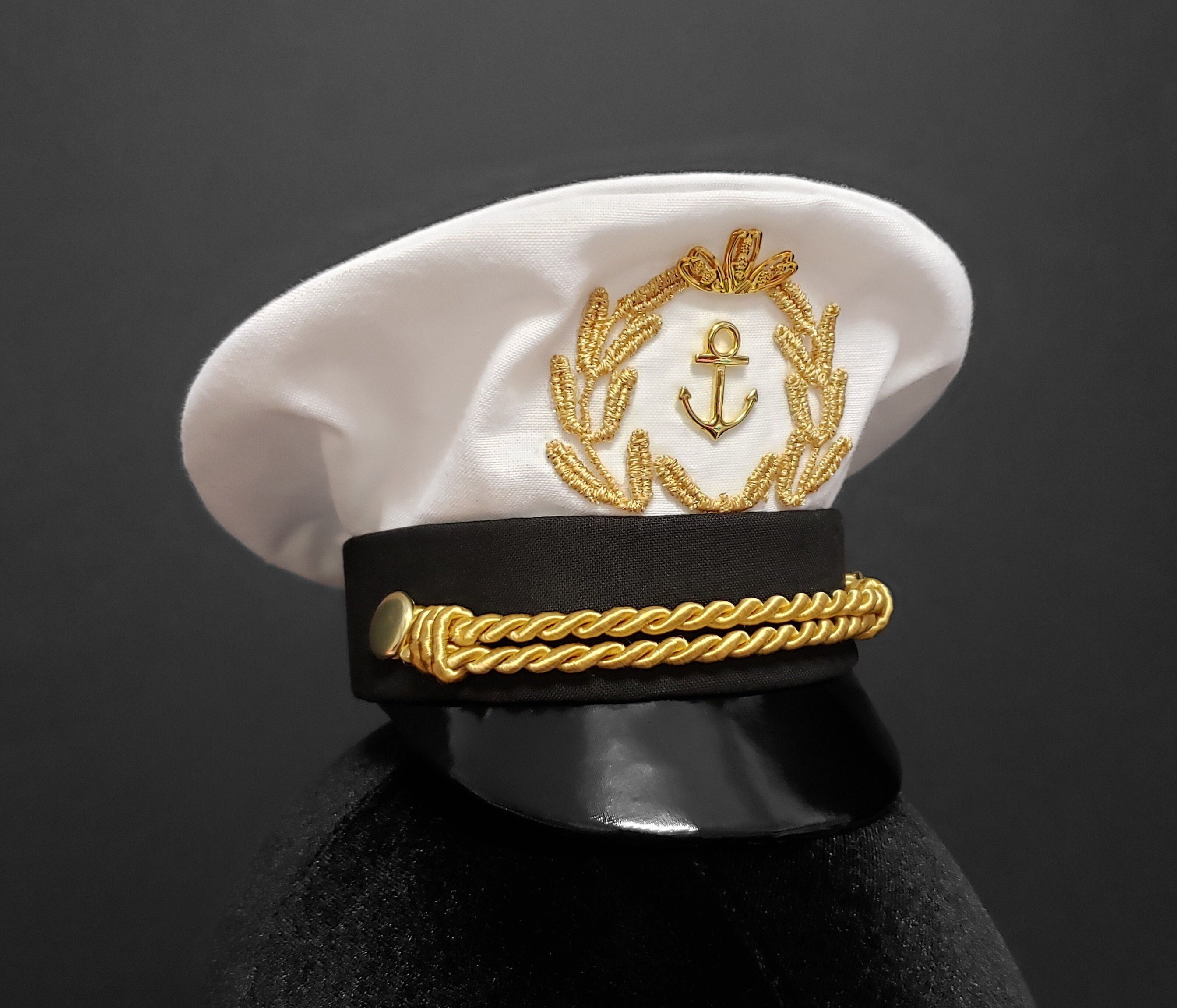 Sweet Sailing Mini Sea Captain Hat Available in 4 Colors 