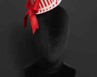 Unbranded Kinderen volwassenen hoge hoed World Book Day kat thema gekke jurk gestreepte hoed en stropdas - Hoge hoed en stropdas