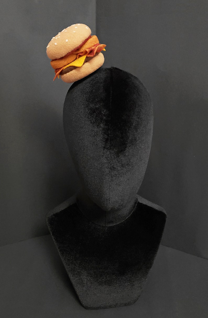 BBQ Bacon Cheeseburger Fascinator Made to Order Etsy