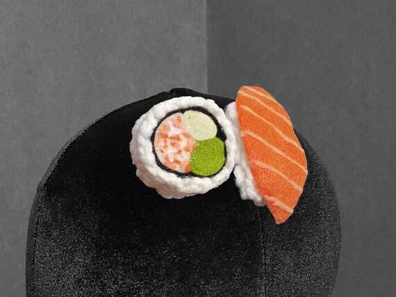 Yummy Sushi Hair Clips Or Desk Decor Made To Order Etsy
