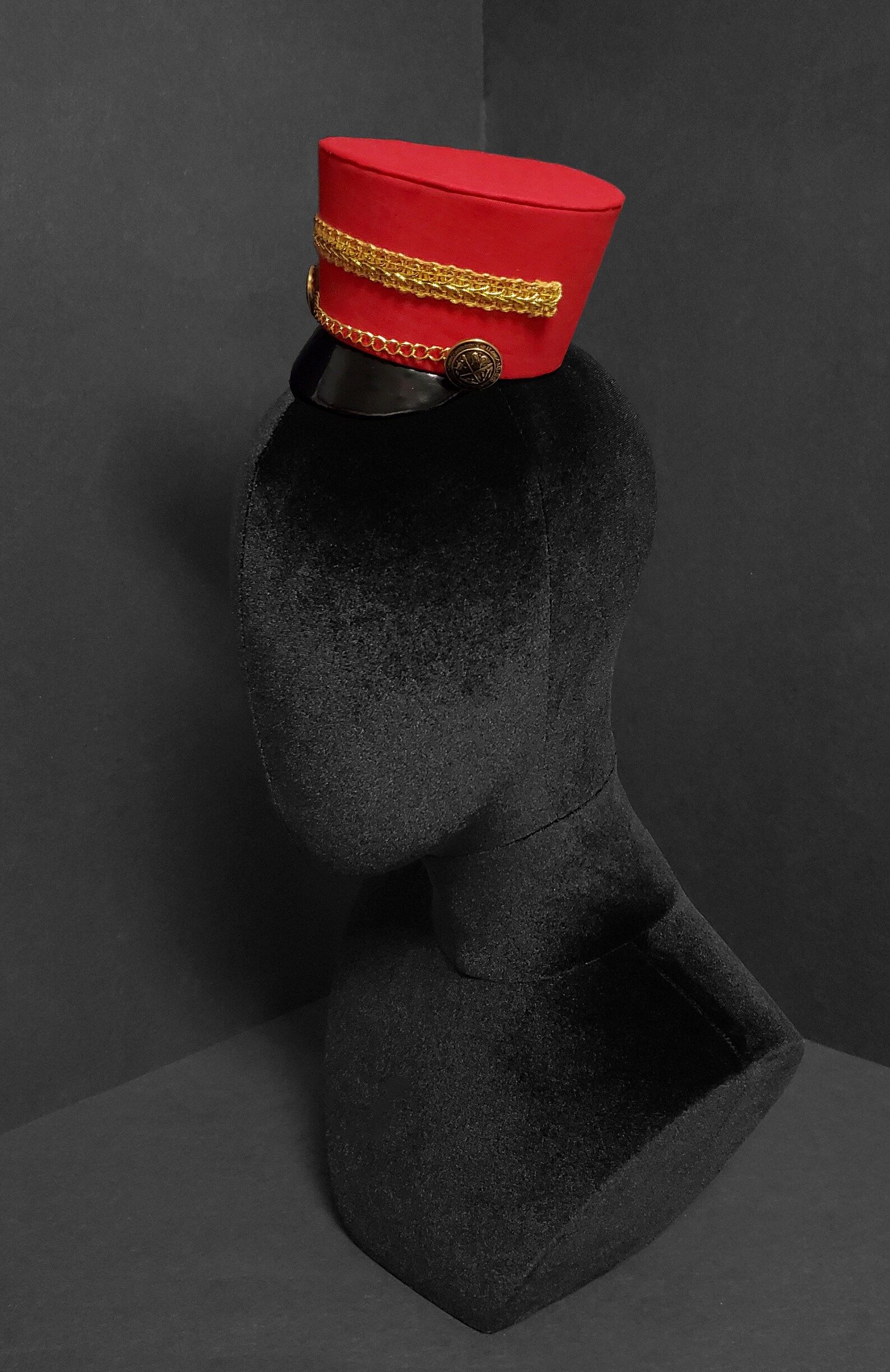 Red and Gold or Silver Mini Toy Soldier Hat Made to Order Etsy