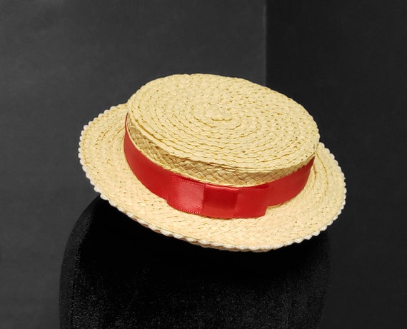 Mini Christmas Cowboy Mini-Hat W/ Ribbon Costume Accessory 