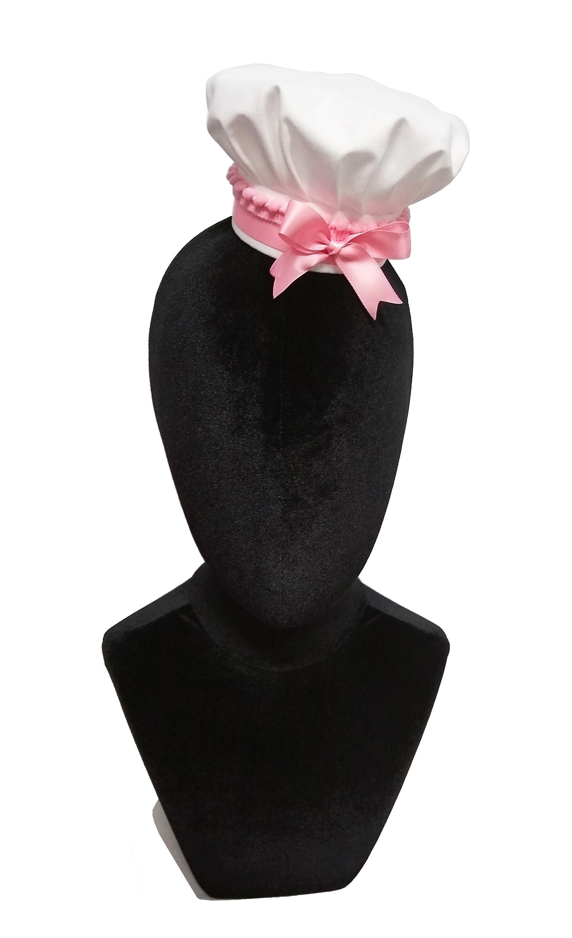 Adorable White and Pink Bakery Sweet Mini Pastry Chef Hat - 10+ Trim …