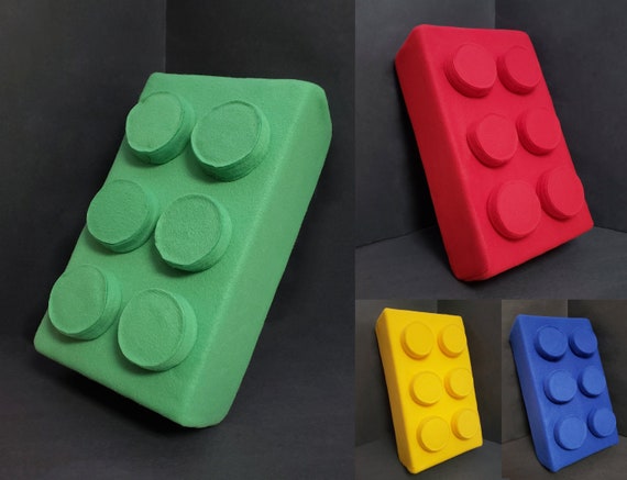 Giant Building Block Pillow ~ Made to Order in 15+ Colors