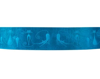 BDSM Choker - Blue Slave Choker - Blue Bondage Choker - Blue Leather Choker - Blue Cosplay Choker - Blue PetPlay Choker - Kitten