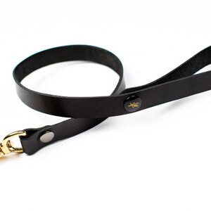 BDSM Leash Bondage Leash Slave Leash Leather Leash Black Leash image 8