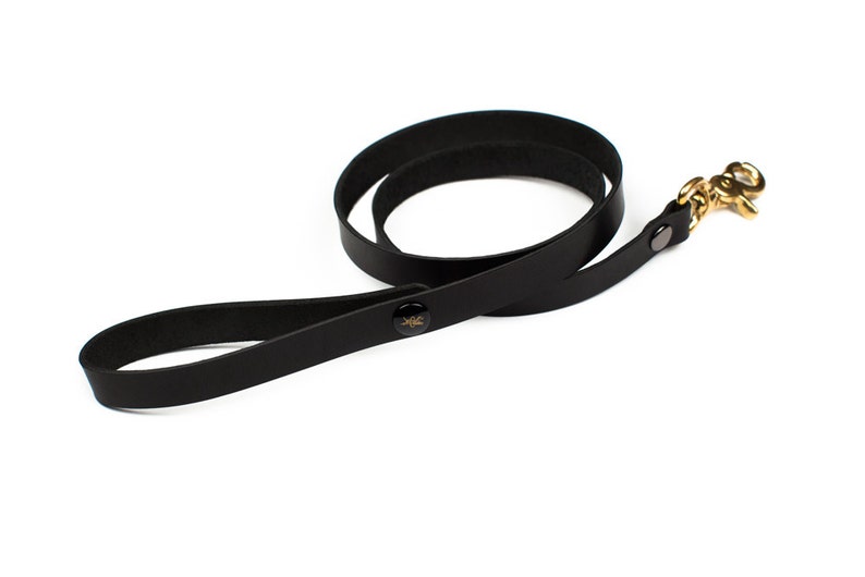 BDSM Leash Bondage Leash Slave Leash Leather Leash Black Leash image 2