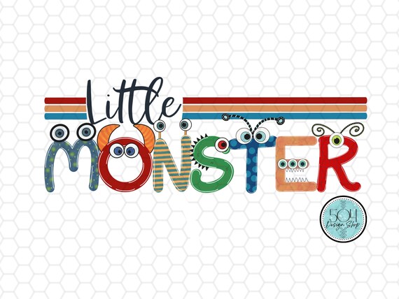 Little Monster Toddler Sublimation Shirt Design, Monster Face Png, Monster  Birthday Shirt Png, Here Comes Trouble, Toddler Hat for Boys 