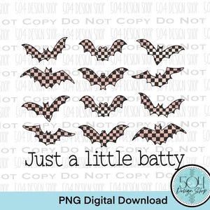 Funny Halloween Bat PNG Digital Design, Halloween Sublimation PNG, Spooky Season Tshirt Design, Trick or Treat Tote Bag Png