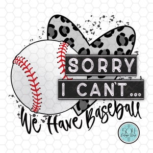 Baseball Mom PNG, ich kann nicht Baseball Sublimation, Leopard Herz Png, Baseball Mama Tragetasche Sublimation Png, Reise Ball Mom Shirt Design,