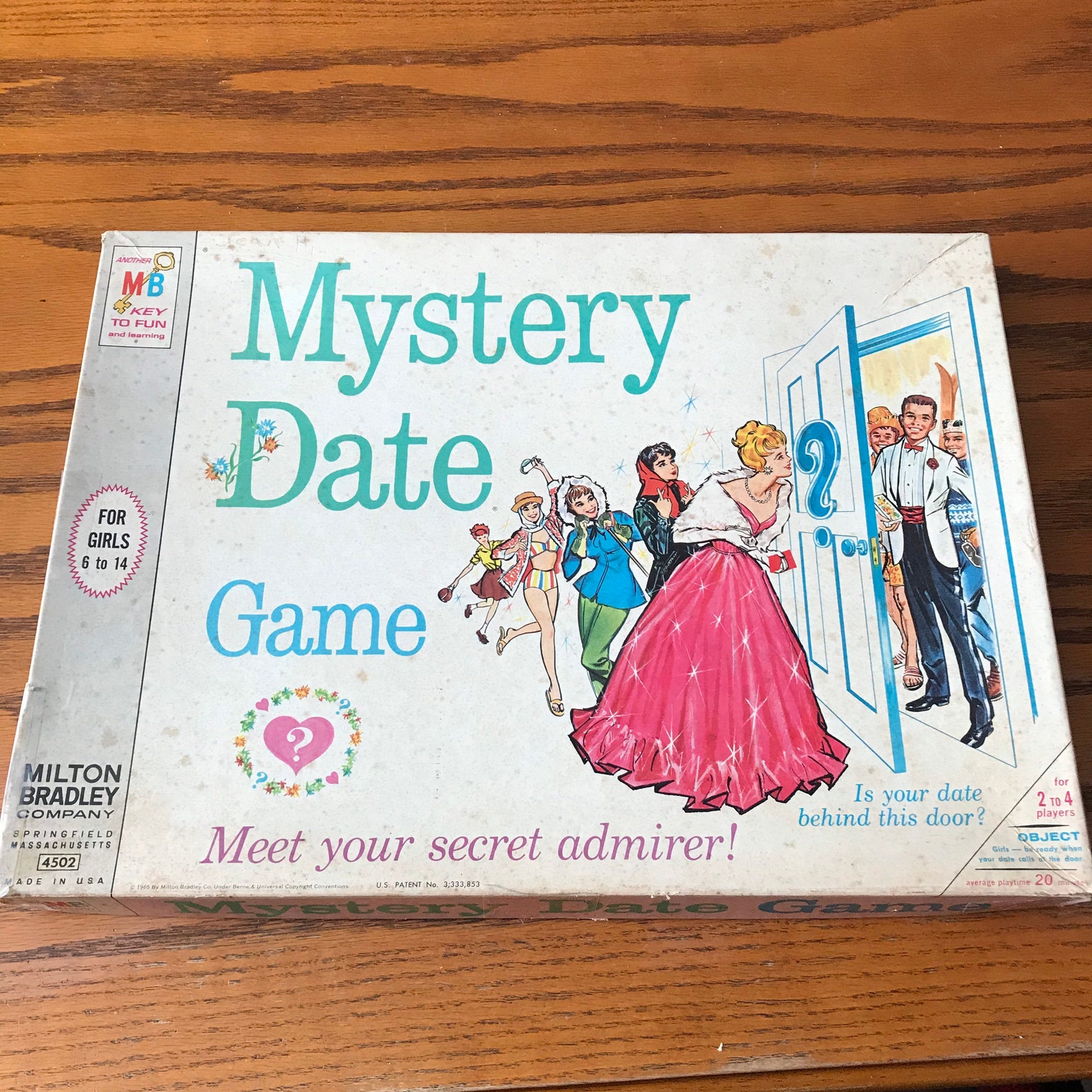 Mystery Date 1965 Complete Board Game Etsy