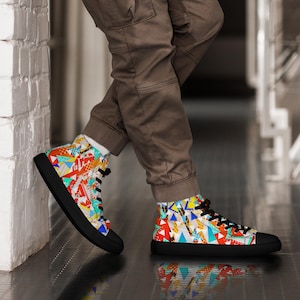 Herren High Top Canvasschuhe