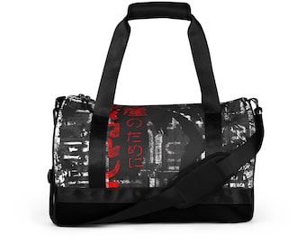 All-over print gym bag