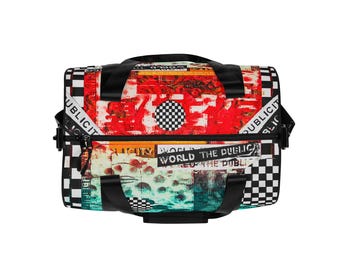All-over print gym bag