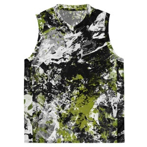 Recycled unisex basketball jersey
