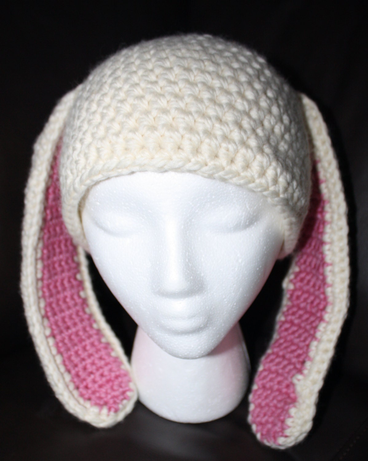Floppy Eared Bunny Hat Easy Crochet PDF Pattern Toddler Etsy