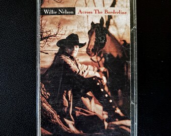 Willie Nelson Across the Borderline Cassette Tape Columbia Records 90s Country