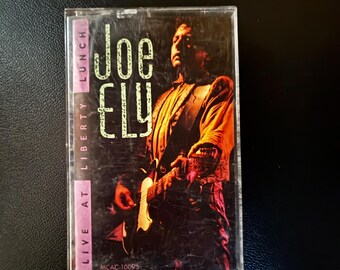 Joe Ely Live at Liberty Lunch Cassette Tape MCAC-10095
