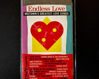 Endless Love Motown's Greatest Love Songs Cassette Tape (C 110995) Diana Ross, Lionel Richie