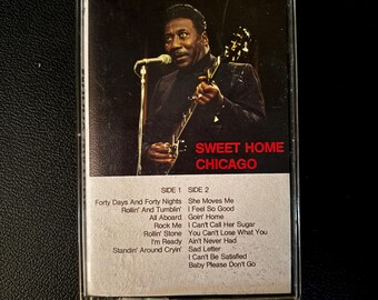Vintage Muddy Waters Sweet Home Chicago Cassette Astan Records 1984 West German Import