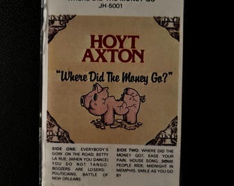 Rare Vintage Hoyt Axton Where Did The Money Go Cassette Jeremiah Records 1980 Country Folk