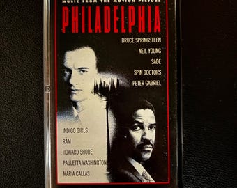 Vintage 1993 Philadelphia Movie Soundtrack Cassette Tape
