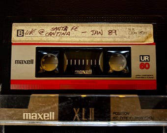 Rare Vintage Trout Fishing in America Cassette Live at Santa Fe Cantina Jan 1989
