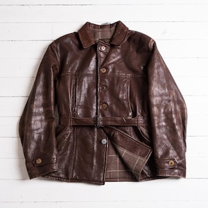 Vintage 30s Cyclist Jacket French - Etsy