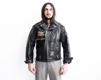ジャケット・アウター 80s unknown lether jacket talon Vintage Leather Police Jacket Talon Zip USA 1970s–80s | eBay