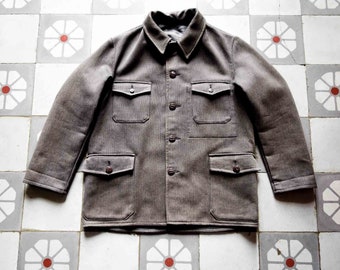 1950s French Hunting Jacket Coutil Dead Stock______