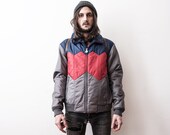 1970s Ski Jacket Anorak Windbreaker . Puffer Jacket 70s Boho Quilted Down Jacket Rain Bomber Jacker Hooded 70s Tracksuit Jacket Sportswear
