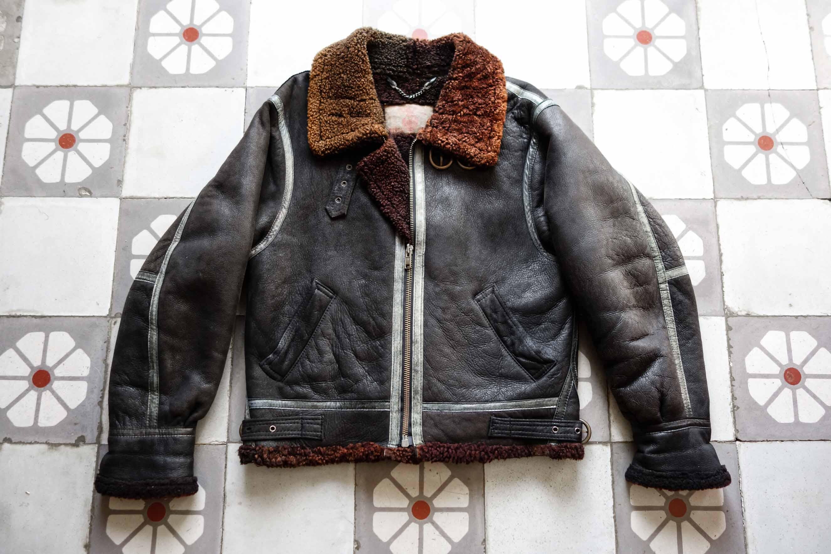 ジャケット・アウター (vintage)80s AVIATION B-3 fried jacket vintage)80s AVIATION B-3 fried jacket メンズ