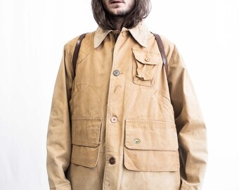 BONE DRY American Hunting Jacket Duck Cotton 1970s . Canvas BONE DRY American Hunting Jacket Duck Cotton 1970s . Canvas