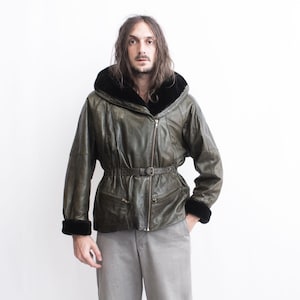 Giacca invernale con cappuccio del designer Francesco Rizzi____anni &#39;80