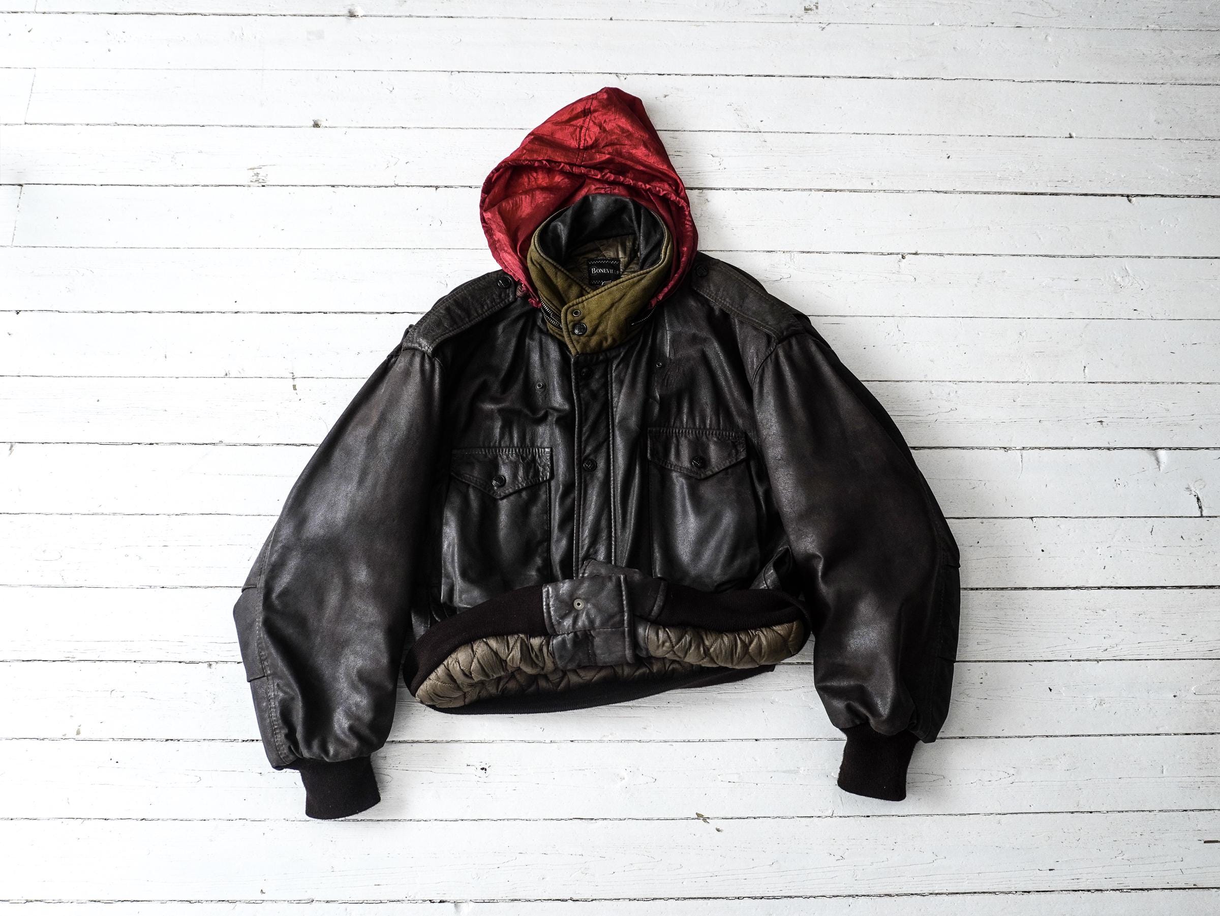 激レア！CHICAGO POLICE 革ジャン Chicago police leather jacket - Etsy 日本