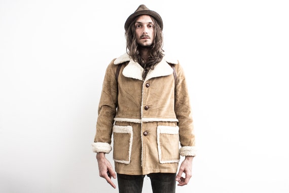 Rustic Corduroy Sherpa ____1970s