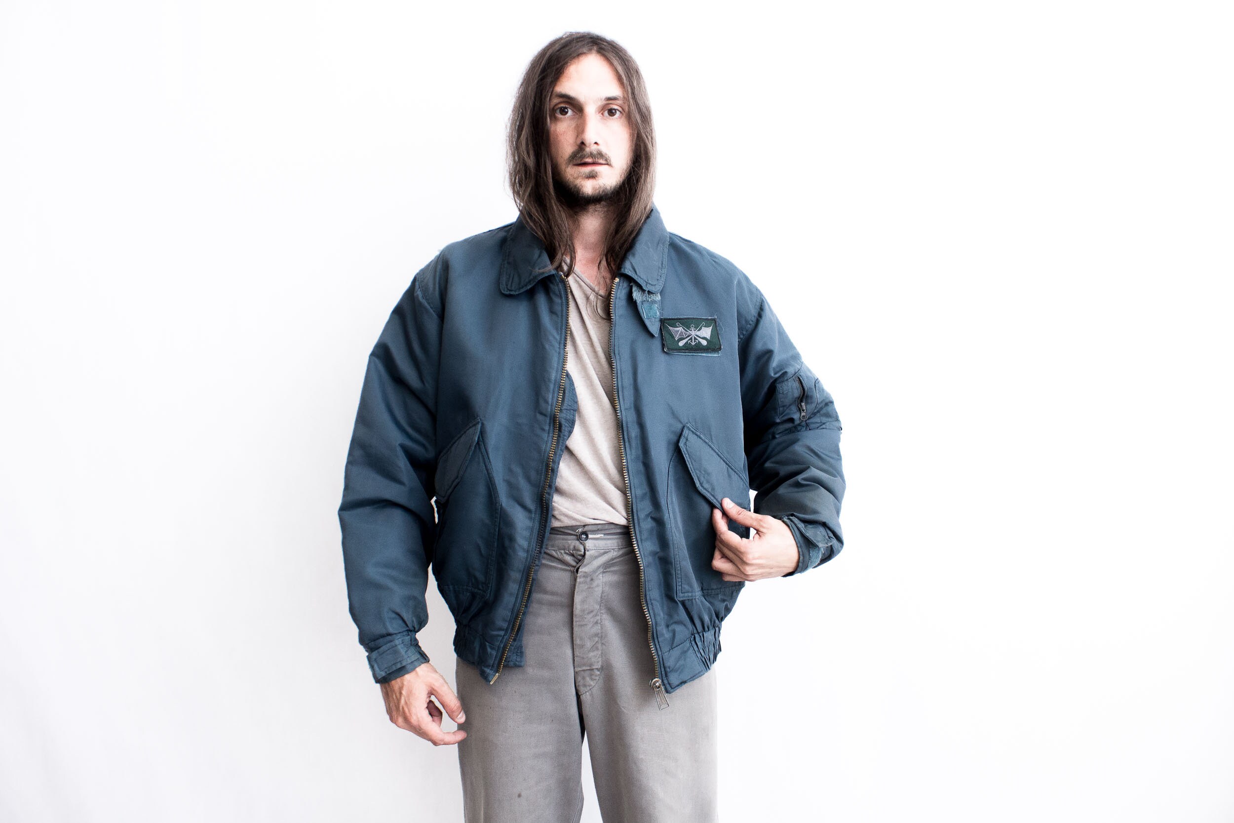 Mink Fur Bomber Jacket Reversible to Leather in Black: FurSource.com