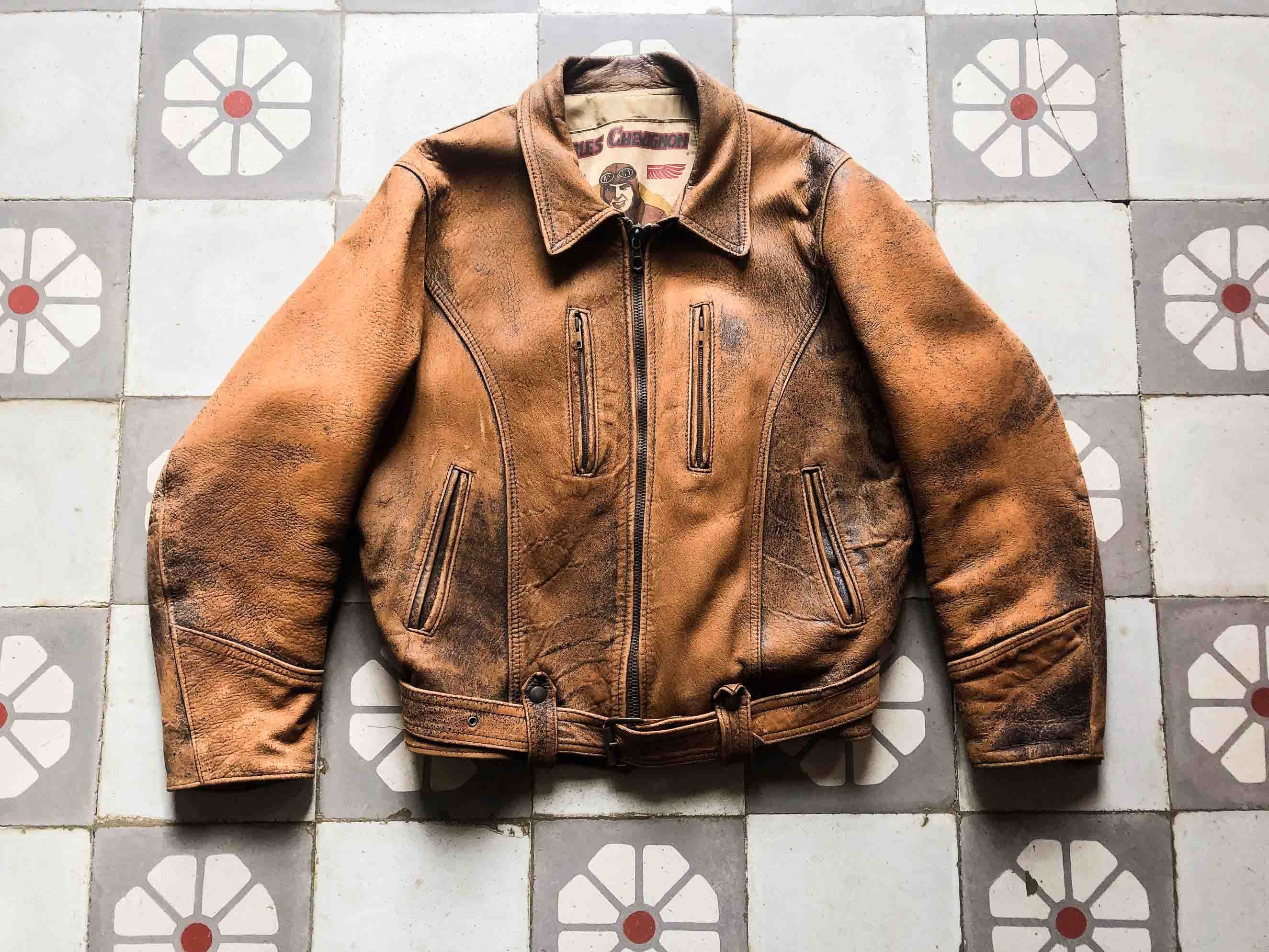 RARE CHARLES CHEVIGNON Leather Bomber Jacket_____1980s - Etsy RARE CHARLES CHEVIGNON Leather Bomber Jacket_____1980s - Etsy