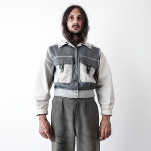 Mens French Smock Jacket - Etsy